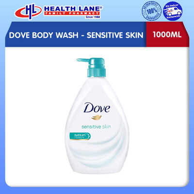 DOVE BODY WASH- SENSITIVE SKIN (1000ML)